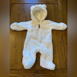 Carters Newborn Bear Winter Jumpsuit
